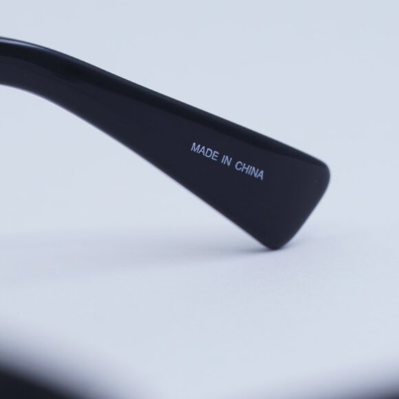 Moschino MOS109/S 0807 IR Sunglasses Black Cat Eye Frame, Grey Lenses main image 12